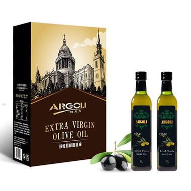 西班牙特级初榨橄榄油500*2礼盒装 阿戈力年货福利食用油